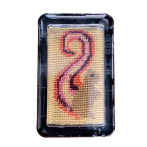 J.Adler Needlepoint Paperweight 'Squirrel'